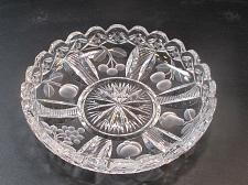 Buy Cut glass dish FRUIT pear tomato grape crystal