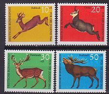 Buy GERMANY BUND [1966] MiNr 0511-14 ( **/mnh ) Tiere