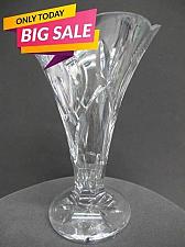 Buy Signed Waterford cut glass Flared Vase vid 147