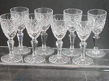 Buy 8 Ashford Signed Galway crystal port glass Crystal older Hand cut