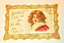 Buy Victorian LOVE SWEETHEART DIE CUT CARD