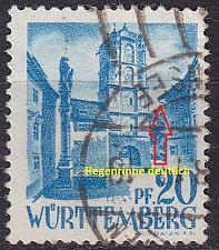 Buy GERMANY Alliiert Franz. Zone [Württemberg] MiNr 0007 yv I ( O/used )