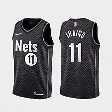 Buy Men's Brooklyn Nets Kyrie Irving Black 2021 Earned Edition Jersey