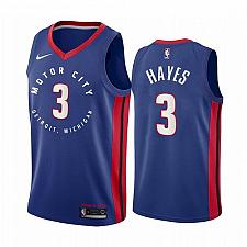 Buy Men's Detroit Pistons Killian Hayes Blue City 2020 Draft Jersey