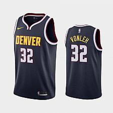 Buy Men's Denver Nuggets #32 Noah Vonleh Navy Icon Jersey