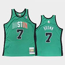 Buy Men's Boston Celtics #7 Jaylen Brown Green 2007 2008 Throwback Jersey