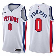 Buy Men's Detroit Pistons #0 Andre Drummond 2020 White Association Jersey