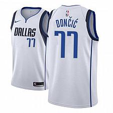 Buy Men's Dallas Mavericks #77 Luka Doncic Association White Jersey