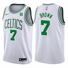 Buy Men's Boston Celtics #7 Jaylen Brown Association White Jersey