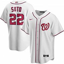 Buy Men Juan Soto Washington Nationals White Home Replica Player Name Jersey