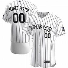 Buy Men Colorado Rockies White Home Pick-A-Player Retired Roster Authentic Jersey