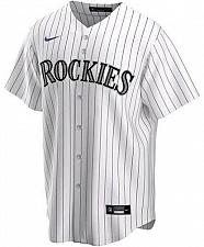 Buy Men White Colorado Rockies Home 2020 Replica Team Jersey