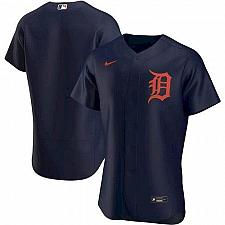 Buy Men Detroit Tigers Navy Alternate Authentic Team Jersey