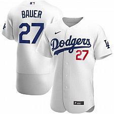 Buy Men Trevor Bauer Los Angeles Dodgers White Home Authentic Official Player Jersey