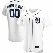 Buy Men Detroit Tigers White Home Pick-A-Player Retired Roster Authentic Jersey