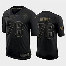 Buy Men Panthers Russell Okung 2021 Salute to Service Limited Jersey