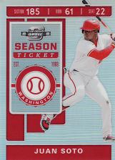 Buy 2020 Panini Contenders Optic Holo #22 - Juan Soto - Nationals