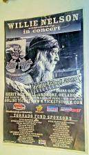 Buy WILLIE NELSON TORNADO FUND CONCERT POSTER APRIL 2009 ARDMORE OKLAHOMA