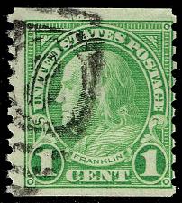 Buy US #597 Benjamin Franklin; Used |USA0597-10XDC