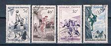 Buy France 801-04 Used set Sports Scenes 1 1956 CV 2.80 (F0166)