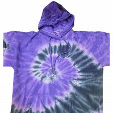 Buy Tie Dye Print Hoodie Long Sleeve Drawstring Pullover Casual Sweatshirt Adult XL