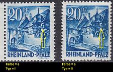 Buy GERMANY Alliiert Franz. Zone [RheinlPfalz] MiNr 0007 yv a I,II ( **/mnh ) [01]