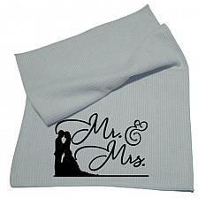 Buy Mr and Mrs Gifts Anniversary Wedding Gift Couple Bride Groom Kitchen Towel Gray