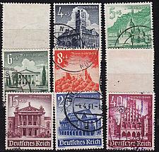 Buy GERMANY REICH [1940] MiNr 0751-59 ( O/used ) [02] Bauwerke