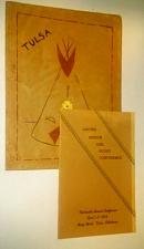 Buy GIRL SCOUT CACTUS REGION CONFERENCE 1938 PROGRAM & HOMEMADE FOLDER TULSA LOTOK