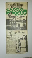 Buy HUNTING AND FISHING 1950 MAP GUIDE CADDO LAKE KARNACK TEXAS