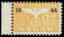 Buy Germany Third Reich NSDAP Party Dues Revenue; MNH |DEULOT-21XDP