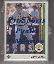 Buy 1989 Pittsburgh Pirates Upper Deck Sealed Team Set Barry Bonds