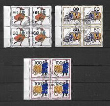 Buy BERLIN used 1989 SET welfare with gum Mi 852 - 854