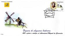 Buy Albania Stamp 2016. Miguel de Cervantes. Don Quixote. Personalities. FDC Set MNH