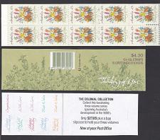 Buy Australia: 1990 Thinking Of You 10x43c Stamp Booklet. Ref: P0273