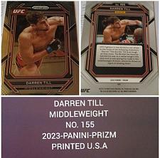 Buy 3 ufc boxing cards - Darren till, KETLEN VIEIRA &Justin GAETHJE-