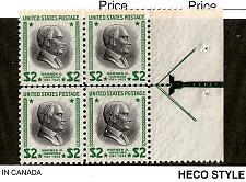 Buy 1938 #833 Warren Harding $2 ARROW Plate Block Of 4 Stamps ***MNH***