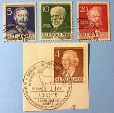 Buy 1952 Germany (Berlin) "Famous Men from Berlin"