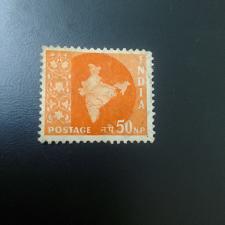 Buy 22 ) INDIA USED STAMP ..Map series 50Np
