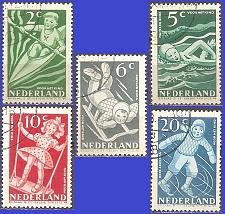 Buy [NEB189] Netherlands: Child Welfare (1948) used full set