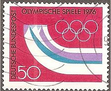 Buy [GE1204] Germany: 12th Winter Olympics, Innsbruck, Austria (1976) used single