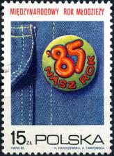 Buy [PO2672] Poland: International Youth Year (1985) MNH Single