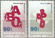 Buy Albania Stamps 2002. BLOOD DONATION. RED CROSS. Set MNH