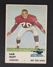 Buy 1961 Fleer #74 Sam Huff Giants NM-