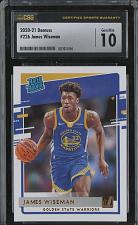 Buy 2020-21 Panini Donruss #226 James Wiseman Warriors Rookie CSG 10 GEM MINT