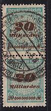 Buy GERMANY REICH [1923] MiNr 0329 AP ( O/used ) [01] 2er