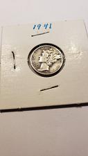 Buy 1941 Mercury Dime Circulated 90% Silver US Coin 1 Dime (2)