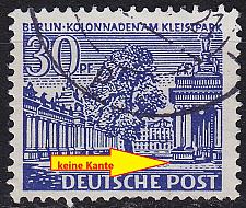 Buy GERMANY BERLIN [1949] MiNr 0051 ( O/used ) [01] Architektur Druck-Besonderheit