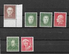 Buy Germany - Helfer der Menschheit mint mnh mixed - Mi 200 201 202 157 145