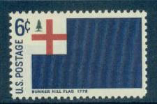 Buy 1351 6c Bunker Hill Flag Fine MNH